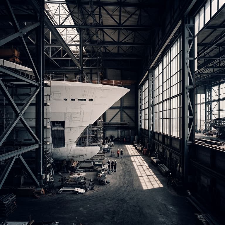 A yachting company at work